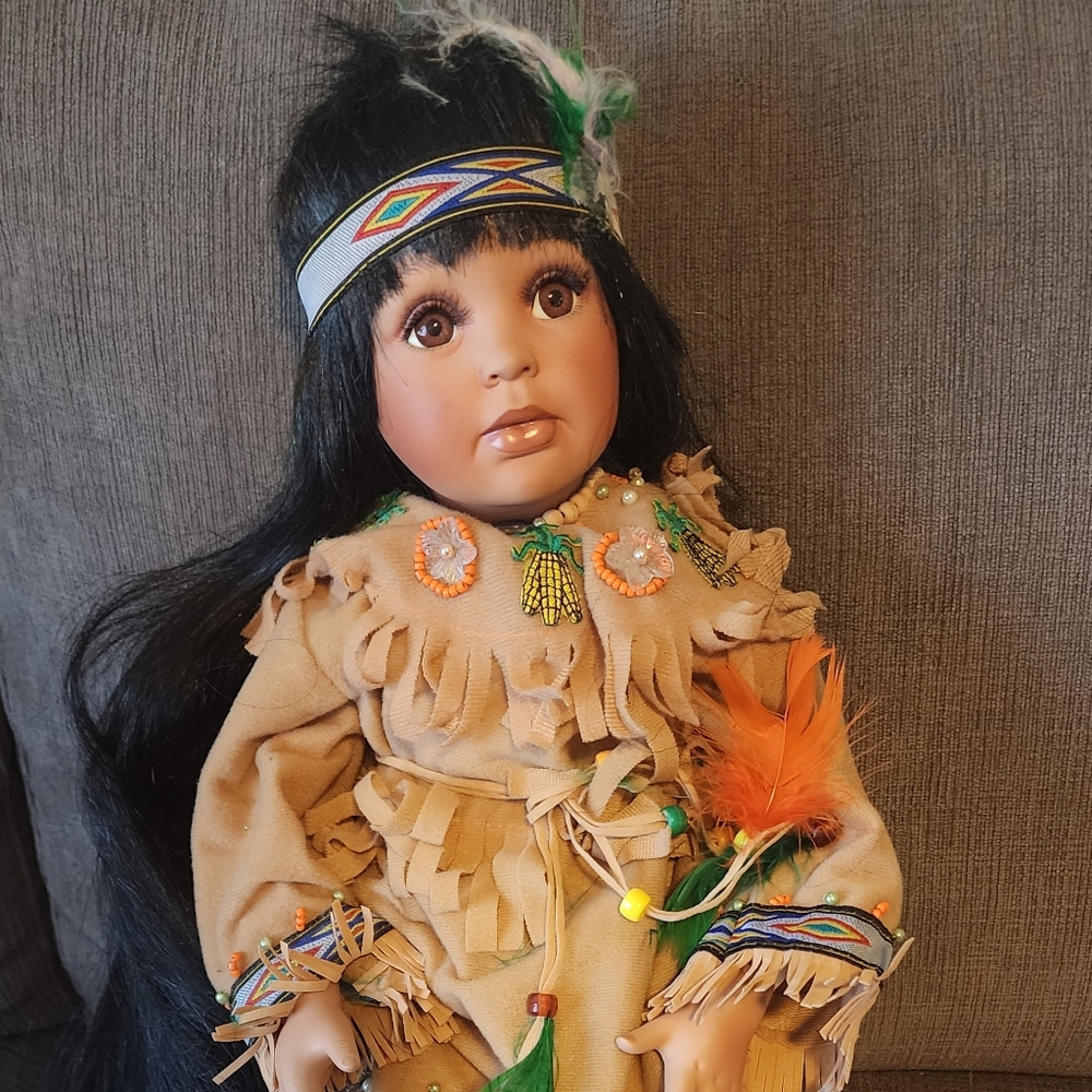 Porcelain Indian Doll
